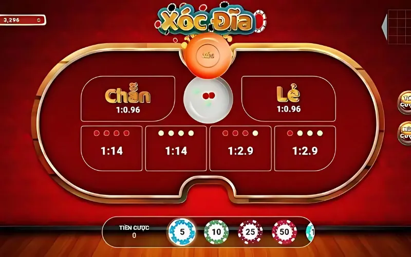chơi xóc đĩa online